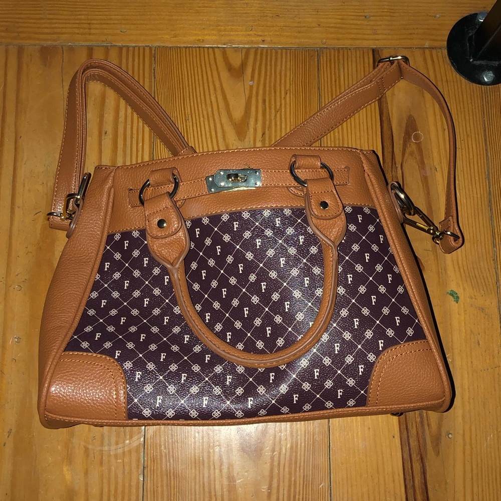 Danbury Mint custom “F” handbag